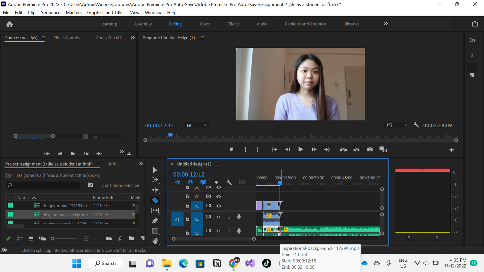 Multimedia Assignment Report